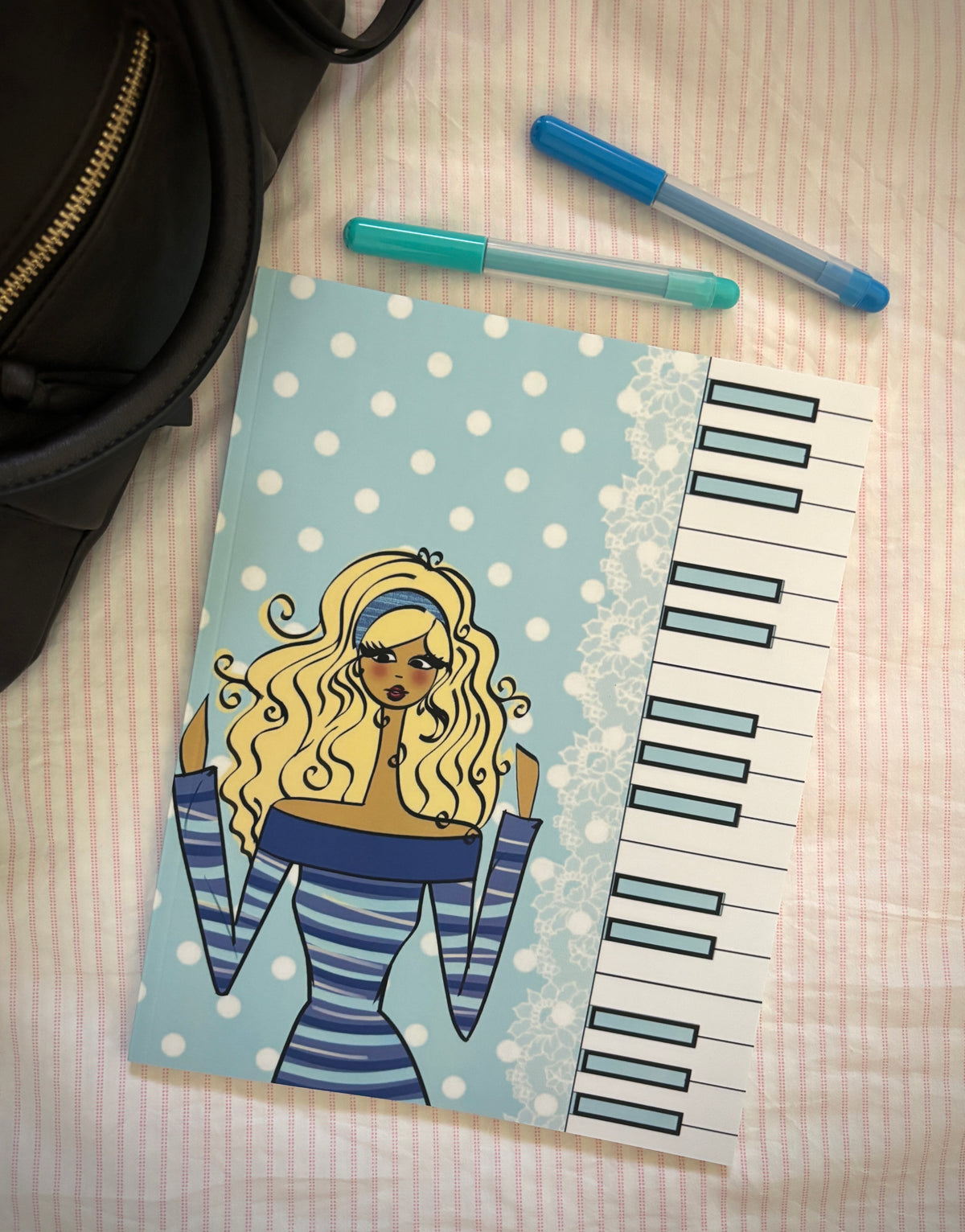BLUE GIRL NOTEBOOK