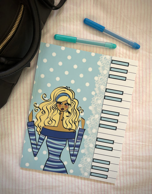 BLUE GIRL NOTEBOOK